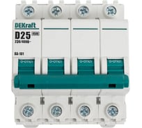 Автоматический выключатель Dekraft ВА101-4Р-025А-D 11140DEK