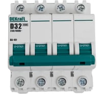 Автоматический выключатель Dekraft ВА101-4Р-032А-D 11141DEK