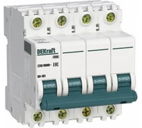 Автоматический выключатель Dekraft ВА101-4Р-040А-B 11046DEK