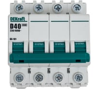 Автоматический выключатель Dekraft ВА101-4Р-040А-D 11142DEK