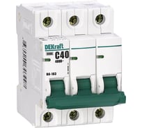 Автоматический выключатель Dekraft, ВА103-3P-016A-C 12090DEK
