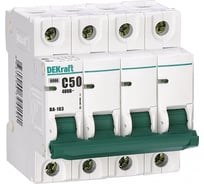 Автоматический выключатель Dekraft, ВА103-4P-050A-C 12111DEK