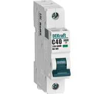 Автоматический выключатель (АВ) ВА-105, 1 P, 40 A, тип C Dekraft 13157DEK