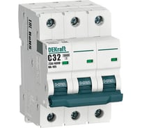 Автоматический выключатель (АВ) DEKraft ВА-105, 3 P, 32 A, тип C, 10 кА 13180DEK