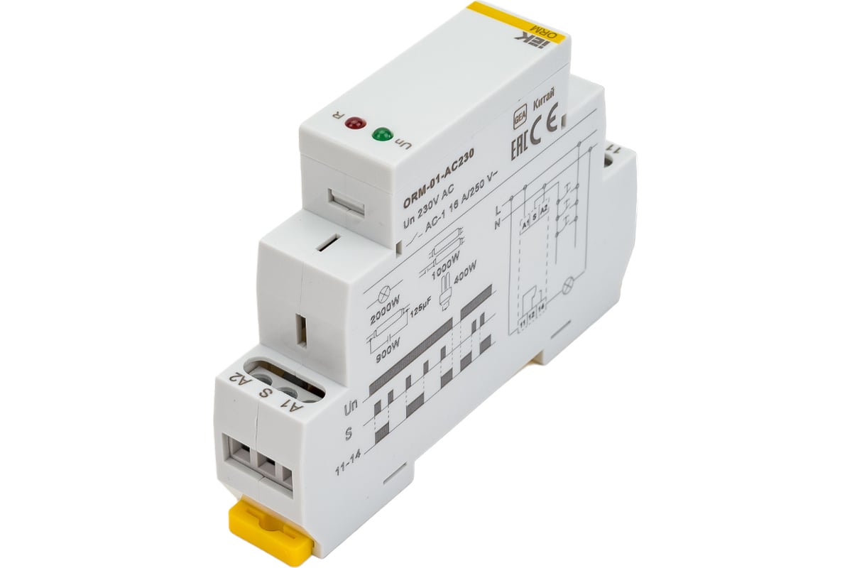 Реле импульсное ORM 1 конт. 230В AC IEK ORM-01-AC230