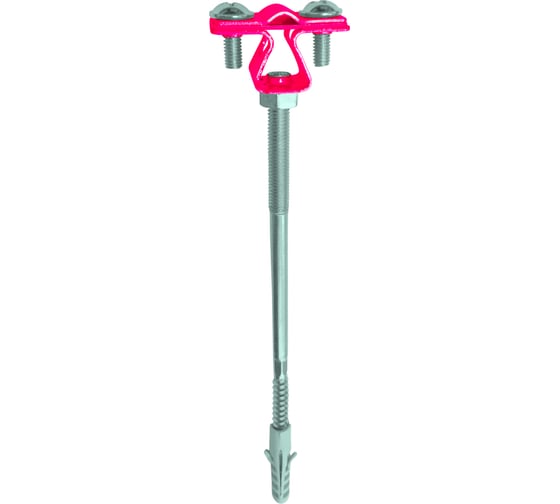 Держатель круглого проводника EZETEK 8-10мм для бетонного фасада, медь ...