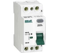 Выключатель дифференциального тока DEKraft УЗО03-2Р-080А-100 14220DEK