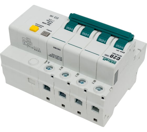 Дифференциальный автомат Dekraft ДИФ101-4Р-020А-030-C 15021DEK