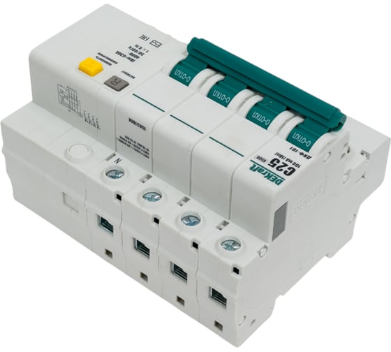 Дифференциальный автомат Dekraft ДИФ101-4Р-025А-100-C 15031DEK