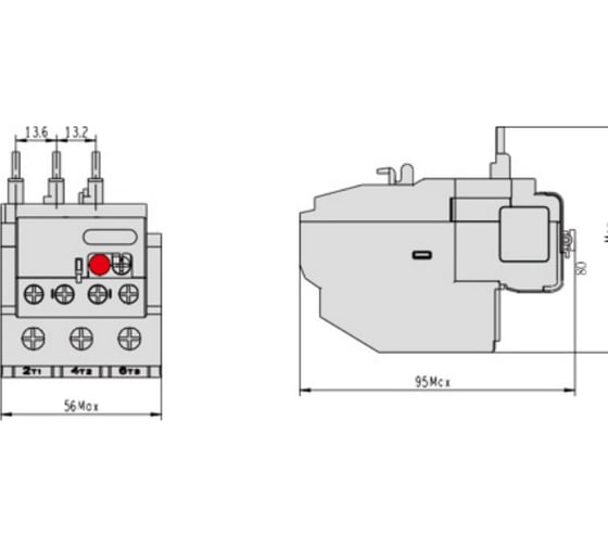 Реле перегрузки тепловое Systeme Electric MRE F38, 23-32А, класс10 SE MRE3832