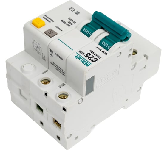 Дифференциальный селективный автомат Dekraft ДИФ101-2Р-025А-300-C-S 15305DEK