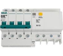 Дифференциальный селективный автомат Dekraft ДИФ101-4Р-040А-300-C-S 15317DEK