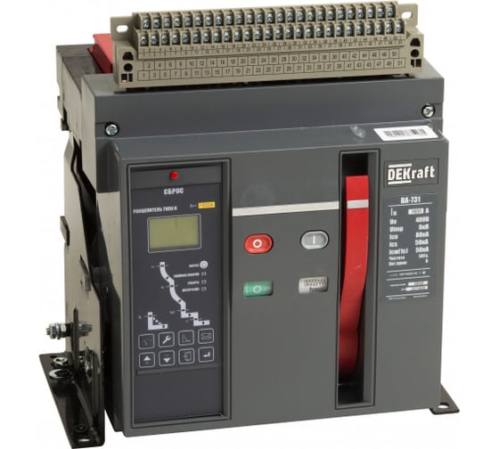 Автоматический выключатель ВА-731, 3P, 2000 A, F, H, 16512412, Dekraft 21756DEK