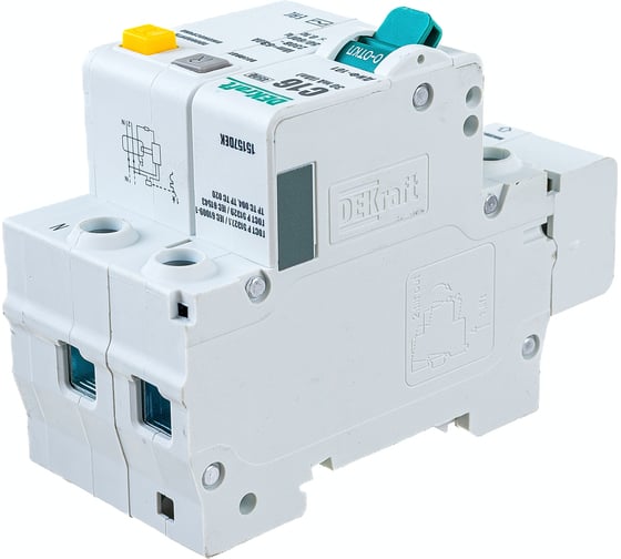 Дифференциальный автомат Dekraft ДИФ101-1N-016А-030-C 15157DEK