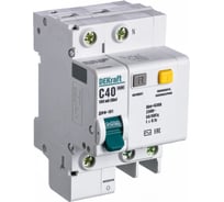 Автоматический выключатель дифференциального тока (АВДТ) ДИФ-101, 1 Р+N, 40 А, 30 мА, хар-ка C Dekraft 15161DEK