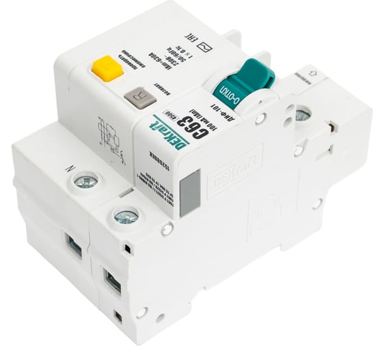 Дифференциальный автомат Dekraft ДИФ101-1N-063А-100-C 15208DEK
