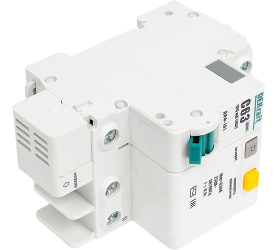 Дифференциальный автомат Dekraft ДИФ101-1N-063А-100-C 15208DEK