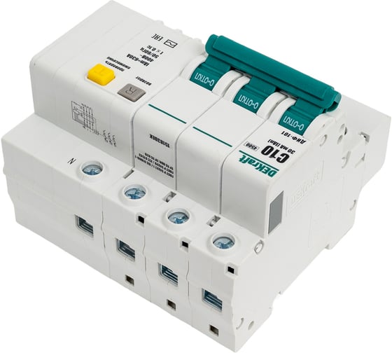 Дифференциальный автомат Dekraft ДИФ101-3N-010А-030-C 15183DEK