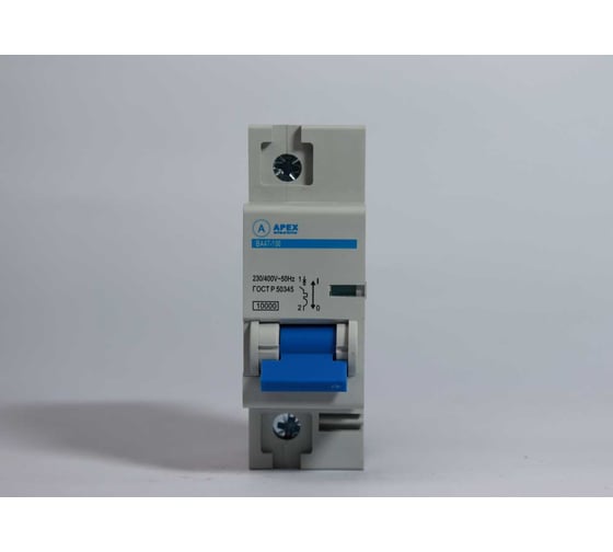 Автоматический выключатель APEX BA 47-100 1P 40А характеристика D 10kA PROFF ME21027