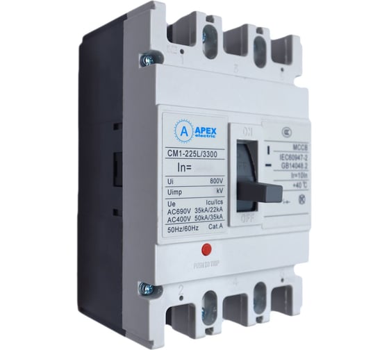 Автоматический выключатель APEX ВА-89М 100/32А 3P 5In 35кА PE11335