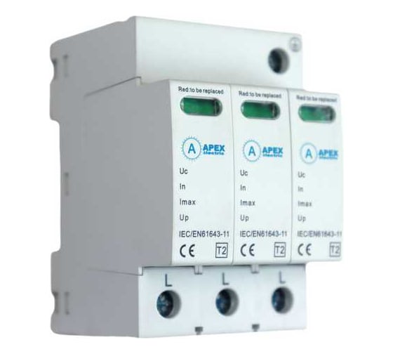 Ограничитель импульсных напряжений APEX ОПВ-D/3P In 5кА 275В с сигн. PROFF ME51020 1