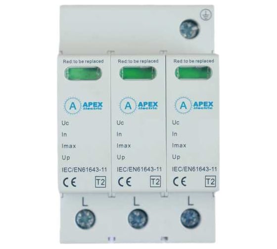 Ограничитель импульсных напряжений APEX ОПВ-D/3P In 5кА 275В с сигн. PROFF ME51020