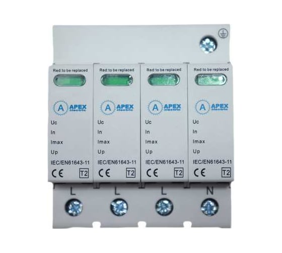 Ограничитель импульсных напряжений APEX ОПВ-D/4P In 5кА 275В с сигн. PROFF ME51021