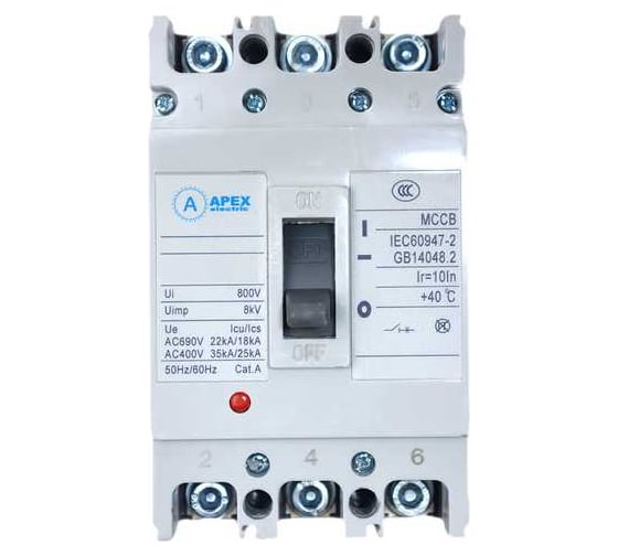 Автоматический выключатель APEX ВА-89М 800/630А 3P 5In 35кА PE113121