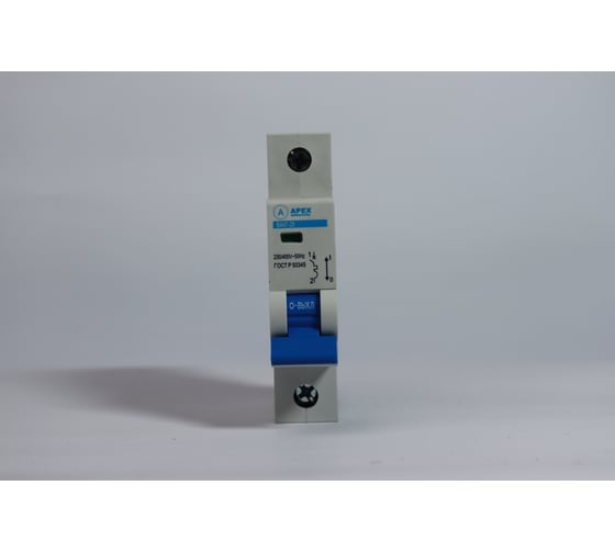 Автоматический выключатель APEX ВА 47-29 1P, 6А, характеристика C, 4,5кА, BASE ME21223