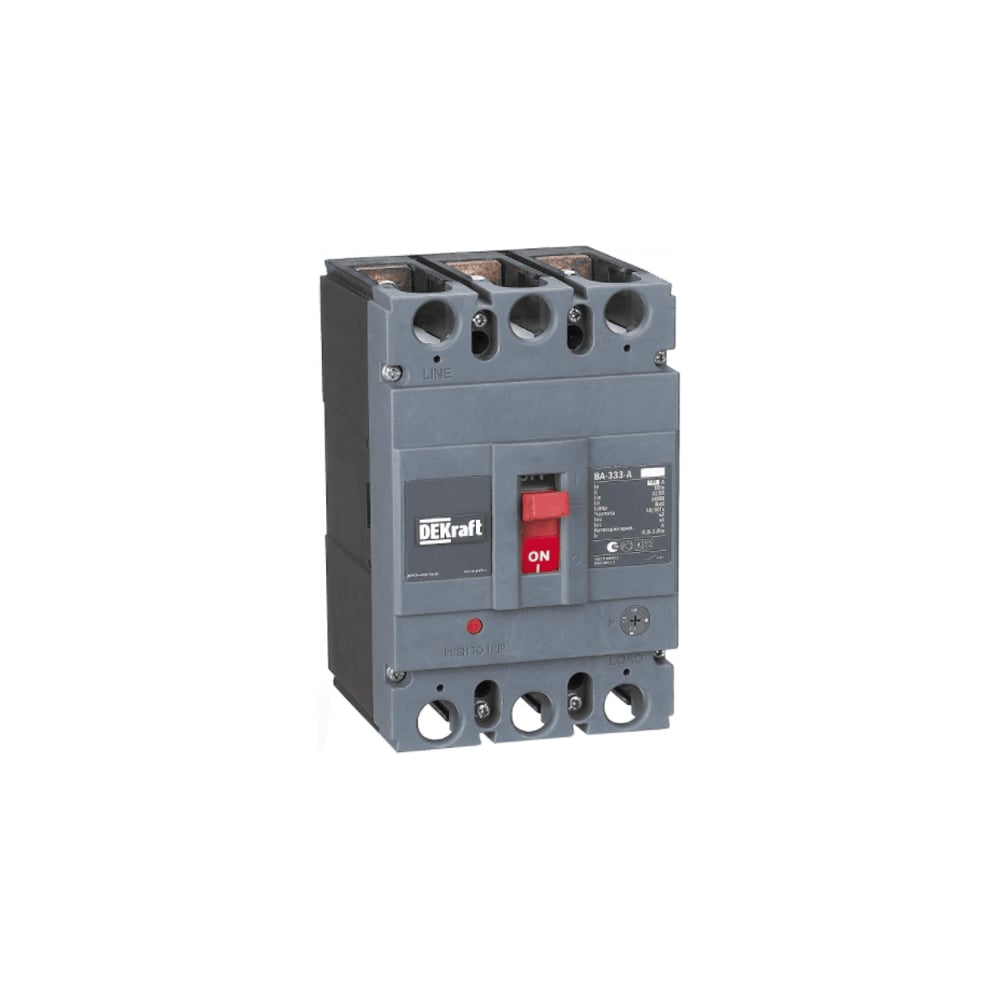 Силовой автоматический выключатель Dekraft ВА333-3P-0250A-A 21138DEK ...