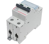 Автоматический выключатель Legrand DX³ 10000, 16 кА, тип характеристики B, 2П, 230/400 В~, 25 А, 2 модуля 408944