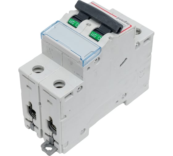 Автоматический выключатель Legrand DX³ 10000, 16 кА, тип характеристики B, 2П, 230/400 В~, 25 А, 2 модуля 408944