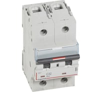 Автоматический выключатель Legrand DX³ 36 кА, тип характеристики С, 2П, 230/400 В~, 32 А, 3 модуля 410011