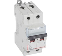 Автоматический выключатель Legrand DX³ 6000 10 кА, тип характеристики D, 2П, 230/400 В~, 4 А, 2 модуля 408026