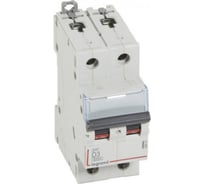 Автоматический выключатель Legrand DX³ 6000 10 кА, тип характеристики D, 2П, 230/400 В~, 3 А, 2 модуля 408025