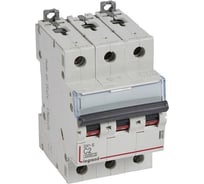 Автоматический выключатель Legrand DX³E 6000 6 кА тип характеристики C 3П 230/400 В~ 2 А 3 модуля 407285