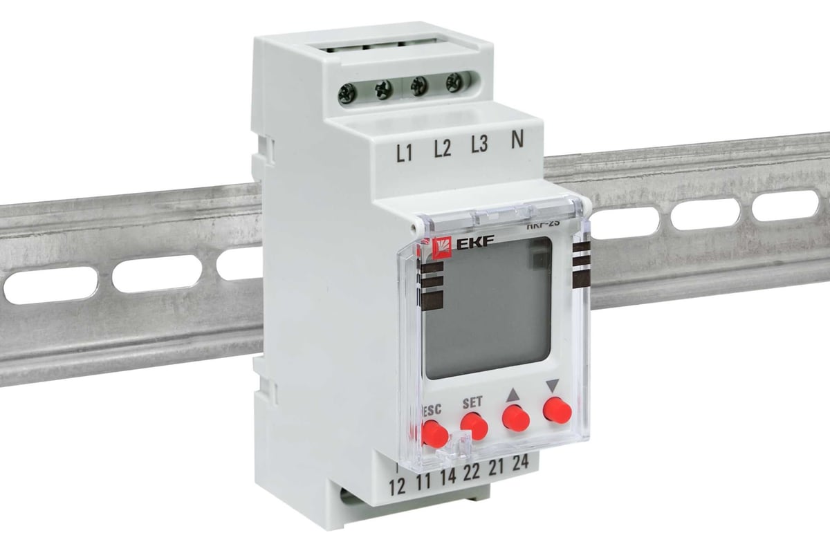 Реле контроля фаз с LCD дисплеем RKF-2s (с нейтралью) EKF RKF-2s. Таймер EKF ТЭ-80. Реле контроля фаз ЕКФ РКФ 2s. Реле контроля фаз многофункциональное1231073 RKF-11m EKF proxima.