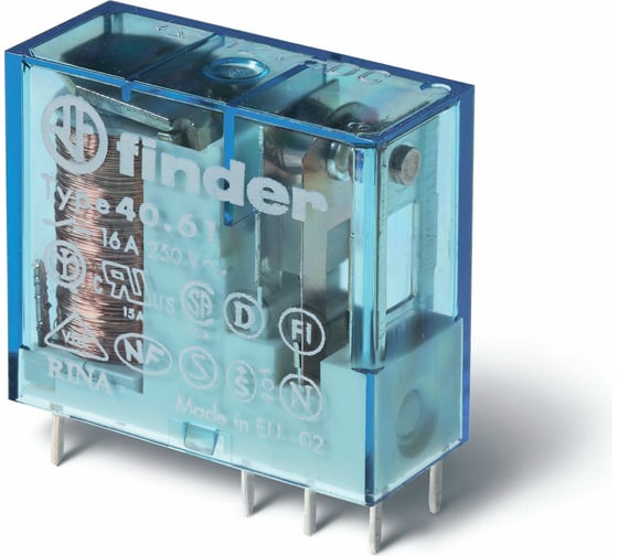 Миниатюрное универсальное электромеханическое реле Finder 406180240000 1