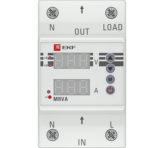 Реле напряжения и тока с дисплеем EKF MRVA, 25A PROxima MRVA-25A