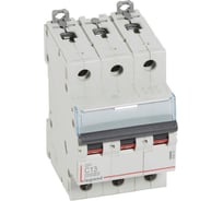 Автоматический выключатель Legrand DX³ 10000 16 кА тип характеристики С 3П 400 В~ 13 А 3 модуля 409253