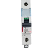 Автоматический выключатель Legrand DX³ 10000 16 кА тип характеристики C 1П 230/400 В~ 2 А 1 модуль 409108