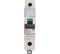 Автоматический выключатель Legrand DX³ 10000 16 кА тип характеристики B 1П 230/400 В~ 1 А 1 модуль 408865