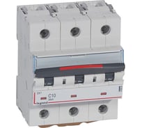 Автоматический выключатель Legrand DX³ 36 кА тип характеристики С 3П 230/400 В~ 16 А 4,5 модуля 410021