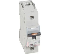 Автоматический выключатель Legrand DX³ 25 кА тип характеристики С 1П 230/400 В~ 40 А 1,5 модуля 409759