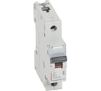 Автоматический выключатель Legrand DX³ 6000 10 кА тип характеристики B 1П 230/400 В~ 1 А 1 модуль 407425