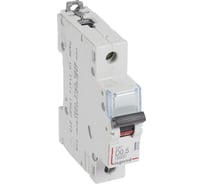 Автоматический выключатель Legrand DX³ 6000 10 кА тип характеристики D 1П 230/400 В~ 0,5 А 1 модуль 407962