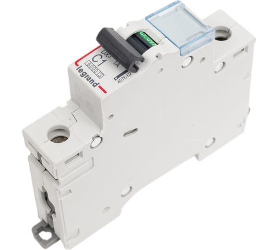 Автоматический выключатель Legrand DX³ 6000 10 кА тип характеристики C 1П 230/400 В~ 1 А 1 модуль 407662