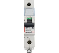 Автоматический выключатель Legrand DX³ 6000 10 кА тип характеристики B 1П 230/400 В~ 32 А 1 модуль 407435