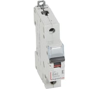 Автоматический выключатель Legrand DX³ 6000 10 кА тип характеристики B 1П 230/400 В~ 40 А 1 модуль 407436
