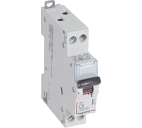 Автоматический выключатель Legrand DX³ 6000 10 кА тип характеристики C 1П+Н 230/400 В~ 6 А 1 модуль 407738